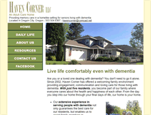Tablet Screenshot of havencorner.com